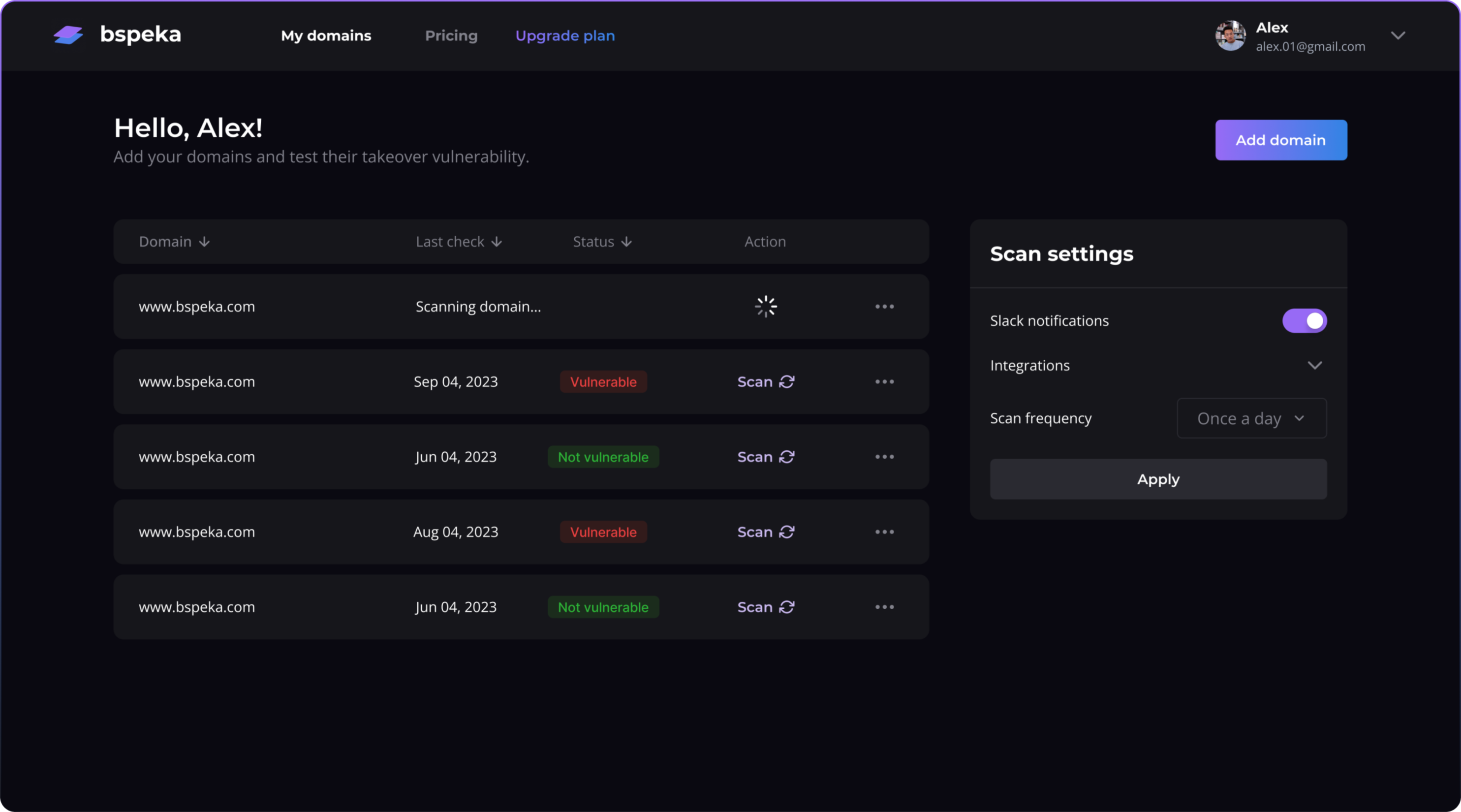 subdomain takeover monitor preview
